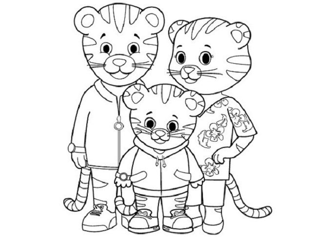 Daniel Tiger Coloring Pages Printable Coloring Pages 650x487 Daniel Tiger Coloring Pages Printable Coloring Pages