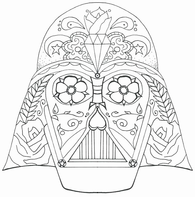 634x640 12 Luxury Of Printable Darth Vader Coloring Pages Stock
