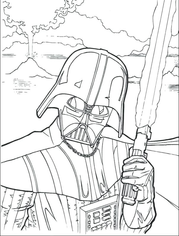 605x800 Star Wars Drawing At Free For Personal Coloring Pages Drawing Art