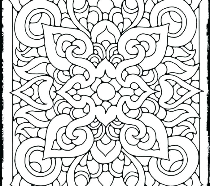 Cool Pattern Coloring Pages 678x600 Cool Pattern Coloring Pages