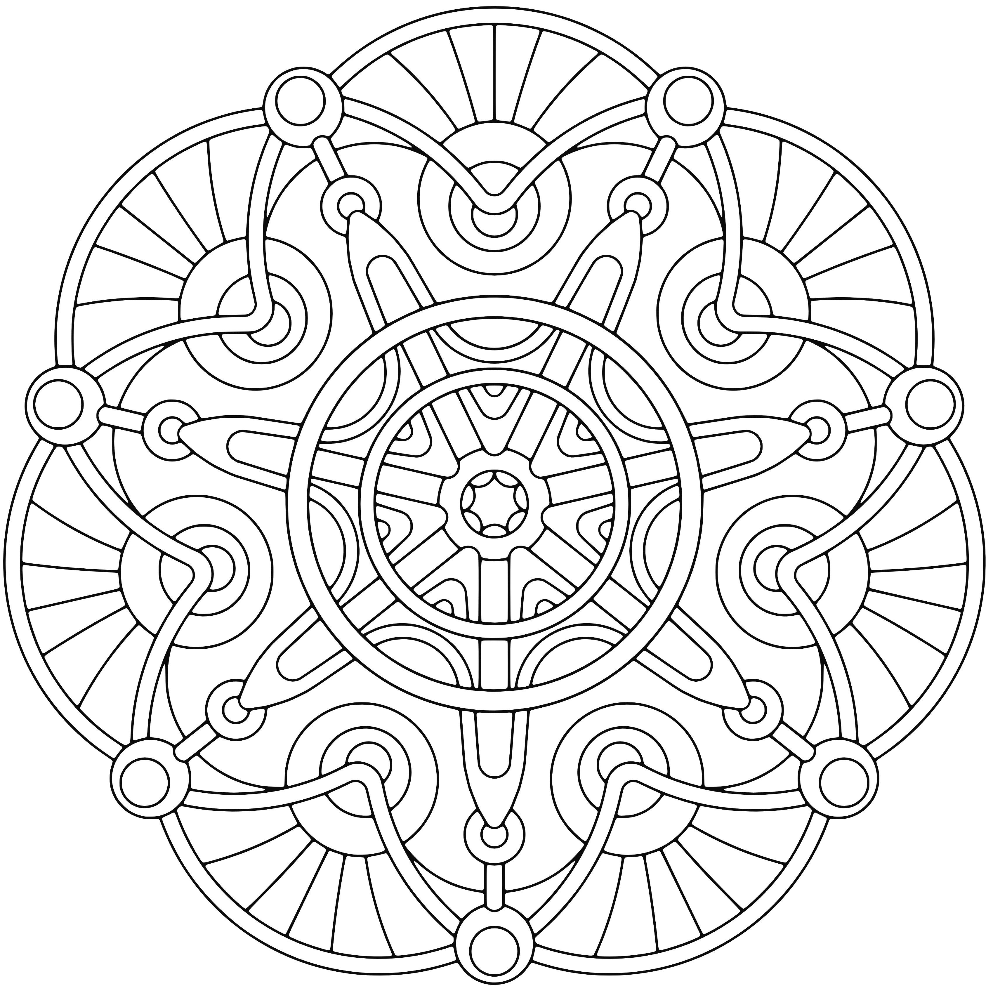 3400x3400 Coloring Pages Adults Geometric @ Valuable Idea Free Printable