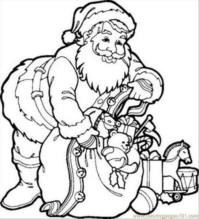 Disney Christmas 01 Coloring Page 650x716 Disney Christmas 01 Coloring Page