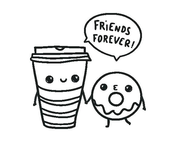 Donut Coloring Page Doughnut Coloring Page Coffee And Coloring 600x470 Donut Coloring Page Doughnut Coloring Page Coffee And Coloring