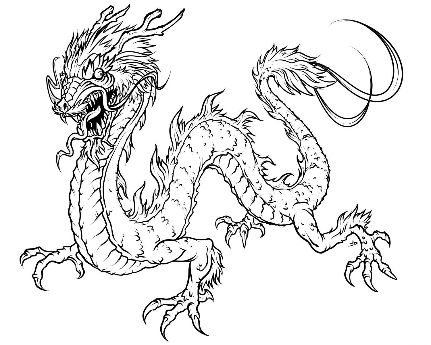 Fanacy Printable Coloring Pages For Adults Free Printable Dragon 1500x1200 Fanacy Printable Coloring Pages For Adults Free Printable Dragon
