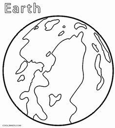 236x264 Printable Earth Coloring Pages For Kids Cool2bkids Space