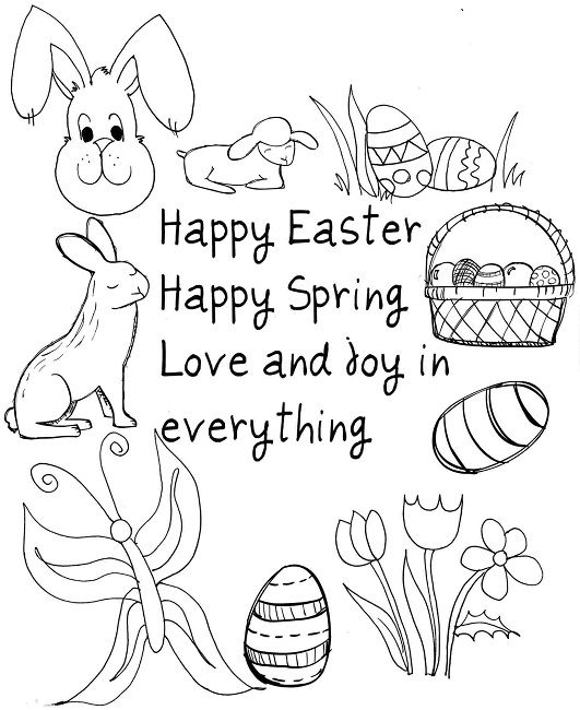 531x650 Easter Coloring Pages Toddlers Animal Easter