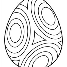 Easter Egg Coloring Pages 220x220 Easter Egg Coloring Pages