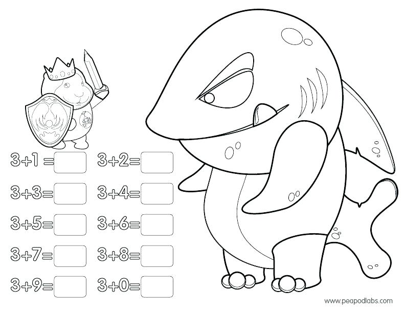792x612 Subtraction Coloring Pages Free Printable Educational Coloring