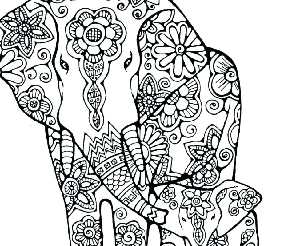 936x800 Printable Elephant Coloring Pages Free Printable Elephant Coloring