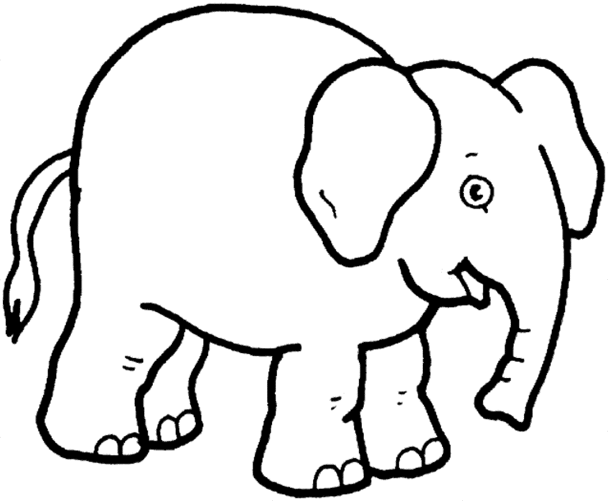 2000x1648 Security Asian Elephant Coloring Page Best