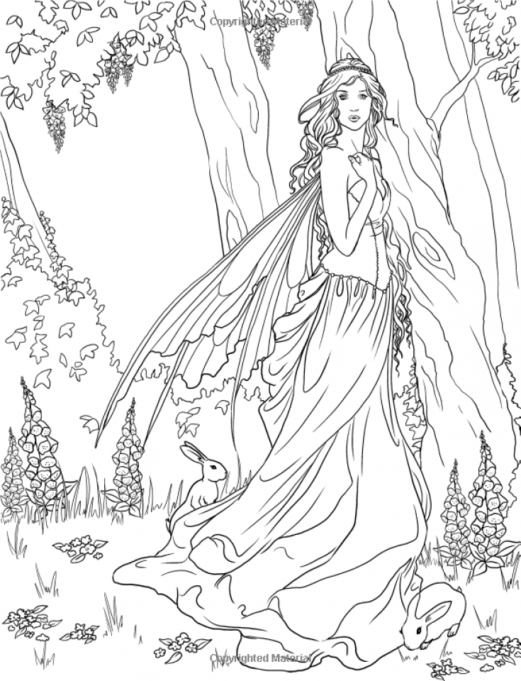 735x960 Get This Printable Fairy Coloring Pages 3359 !