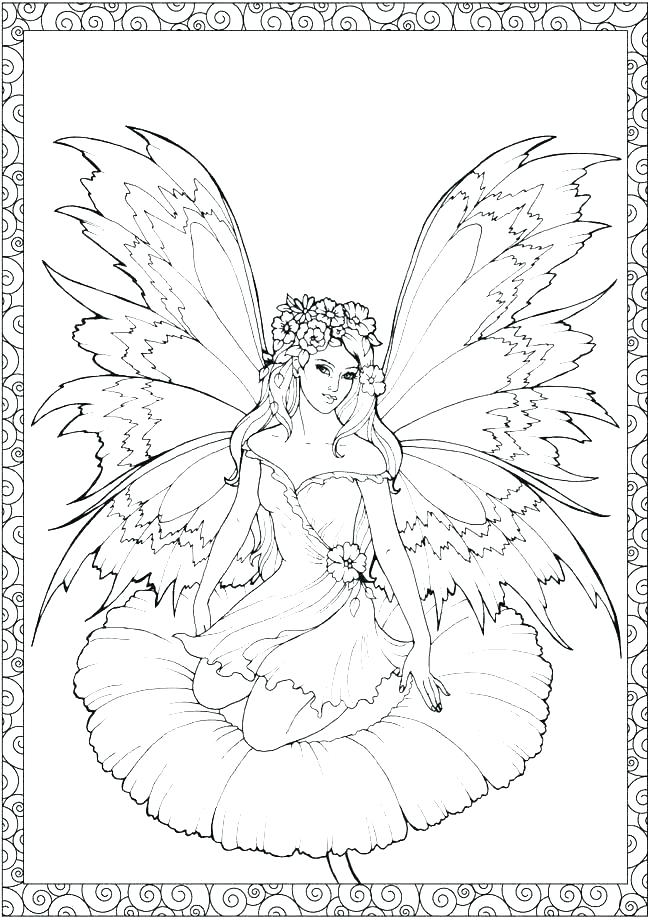 650x920 Tooth Fairy Printable Coloring Pages Free Printable Fairy Coloring