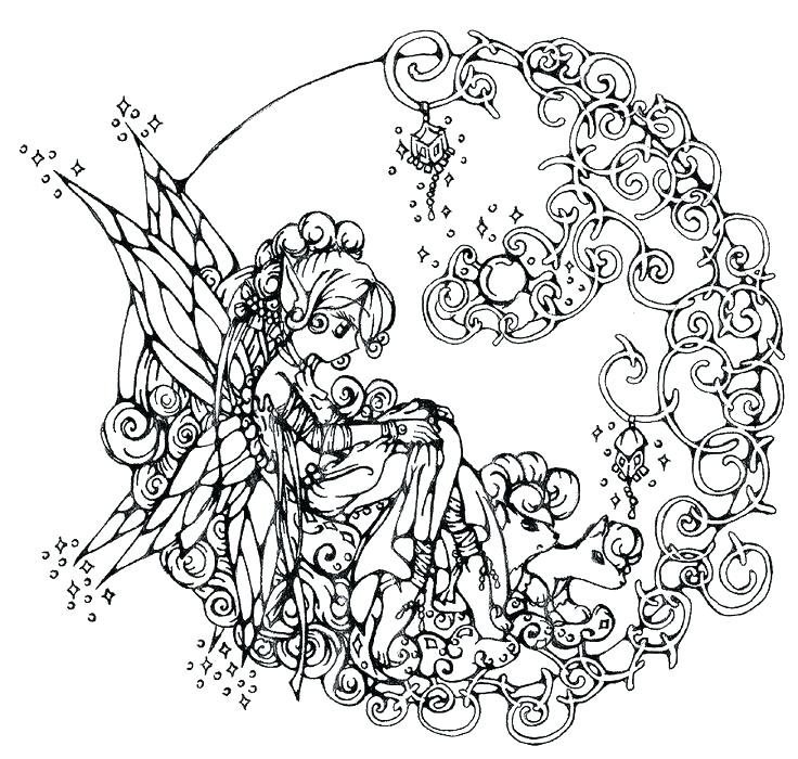 Printable Fairy Coloring Pages Free Best Coloring Book Printable 736x700 Printable Fairy Coloring Pages Free Best Coloring Book Printable