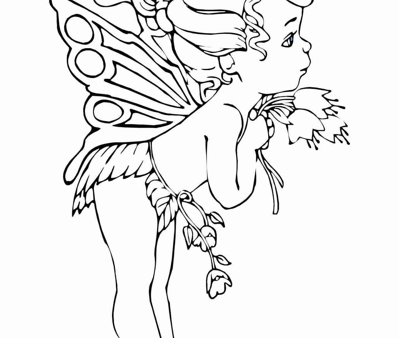 Detailed Fairy Coloring Pages Look Gothic Adults Printable Adult 1275x1080 Detailed Fairy Coloring Pages Look Gothic Adults Printable Adult