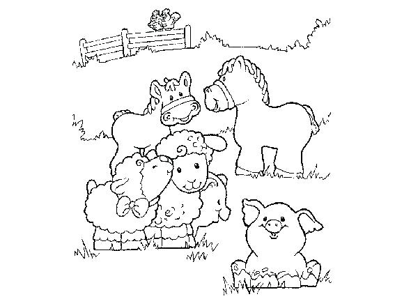 Free Printable Coloring Pages Farm Animals Free Printable Coloring 600x429 Free Printable Coloring Pages Farm Animals Free Printable Coloring