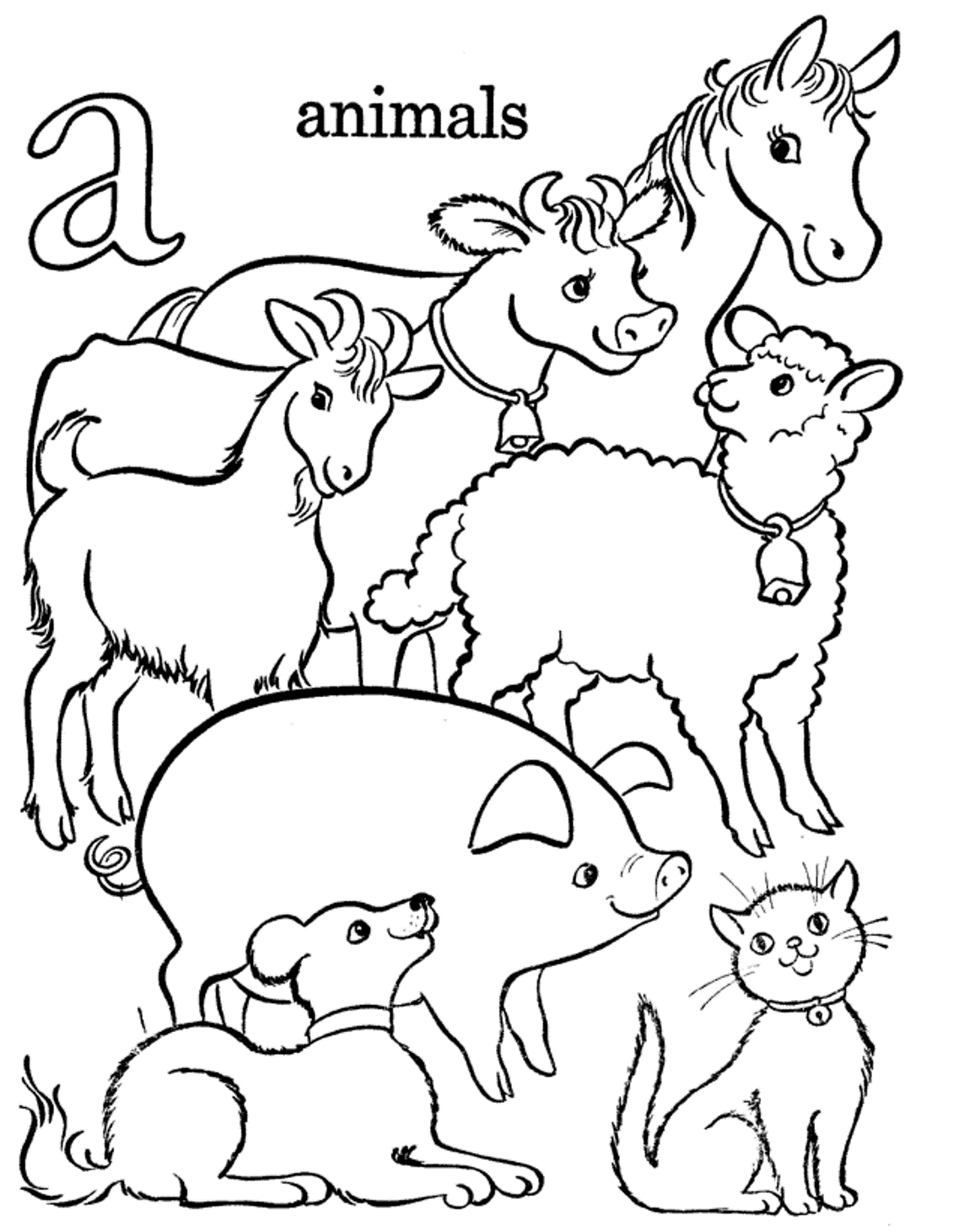 Printable Farm Animals Coloring Pages Old Macdonald Had A Farm 1137x1460 Printable Farm Animals Coloring Pages Old Macdonald Had A Farm