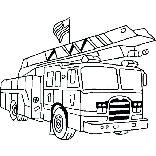 Fire Station Coloring Pages Pictures Printable Fire Truck Coloring 600x600 Fire Station Coloring Pages Pictures Printable Fire Truck Coloring