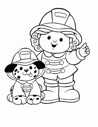 396x512 Firefighter Coloring Pages Printable Free Printable Fireman Thank