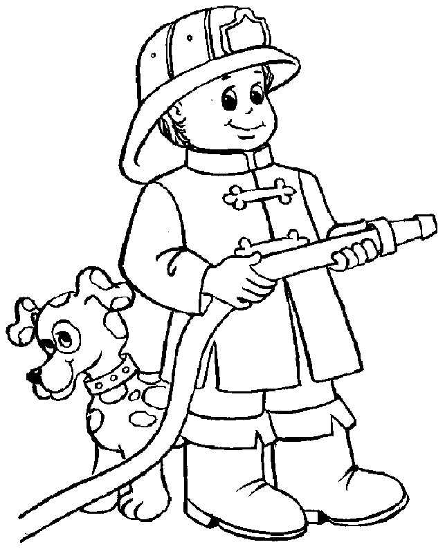 643x794 Firefighter Coloring Pages Printable Special Fire Fighter Coloring