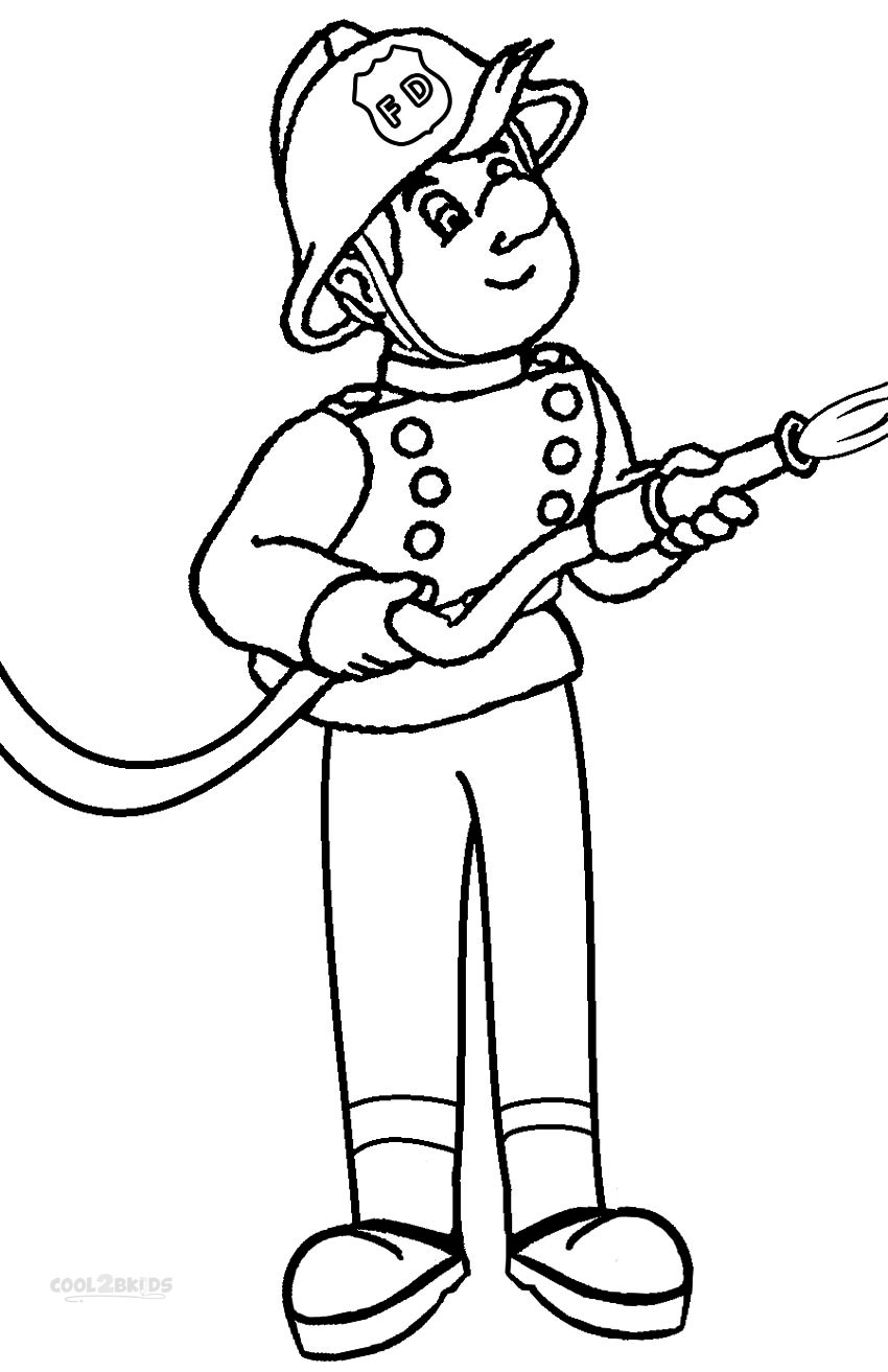 850x1313 Amazing Printable Fireman Sam Cartoon Coloring Pages For Kids
