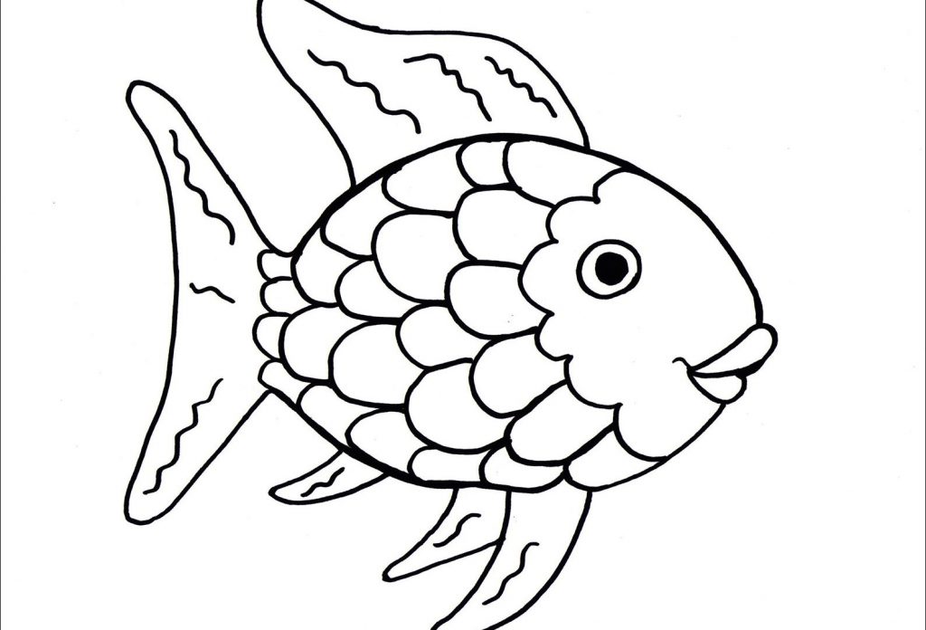 1024x696 Nice Printable Fish Coloring Pages 18