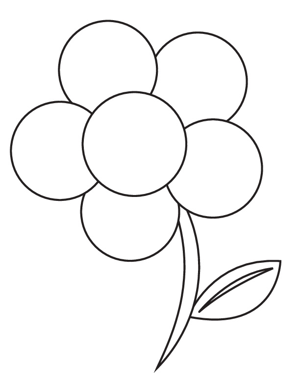Printable Flower Coloring Pages