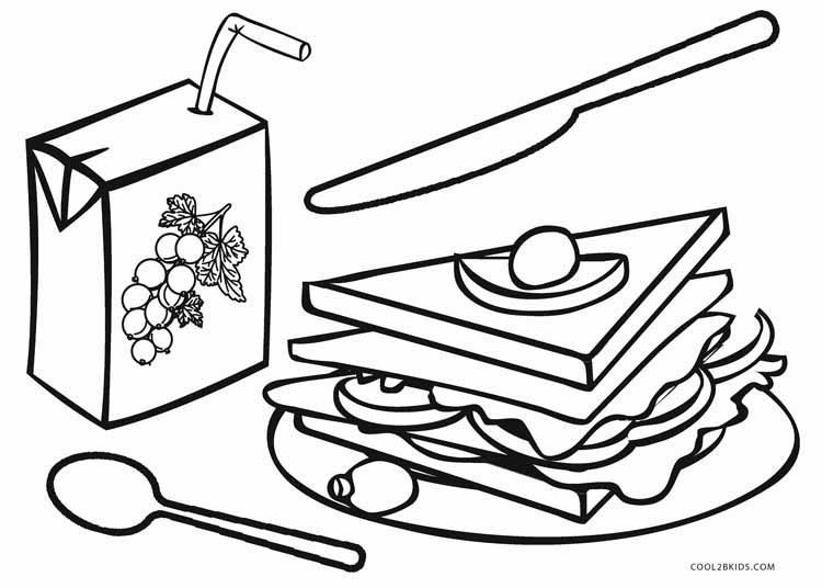 Free Printable Food Coloring Pages For Kids Cool2bkids 750x536 Free Printable Food Coloring Pages For Kids Cool2bkids