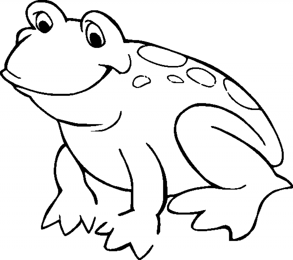 960x851 Get This Free Printable Frog Coloring Pages For Kids Hakt6 !
