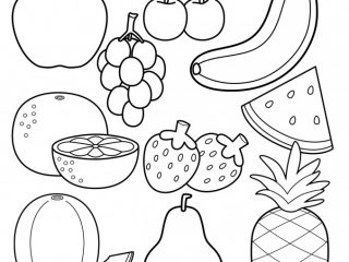 320x240 Fruit Colouring Pages Printable Fruit Coloring Pages Coloring Me