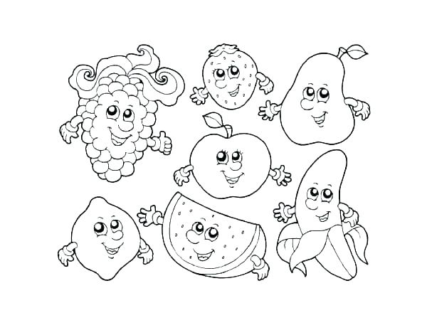 600x464 Fruit Of The Spirit Coloring Pages Coloring Pages Of Fruit Free
