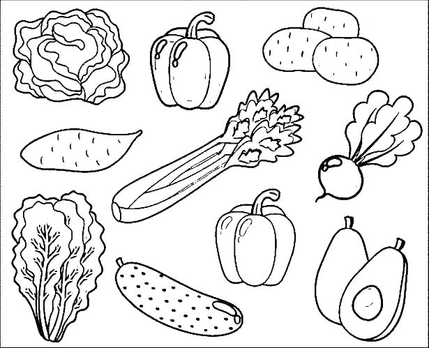 615x499 Free Printable Fruit Basket Coloring Pages Printable Fruit
