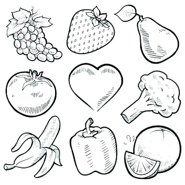 615x615 Fruit Coloring Page Fruit Coloring Page Fruit Coloring Book