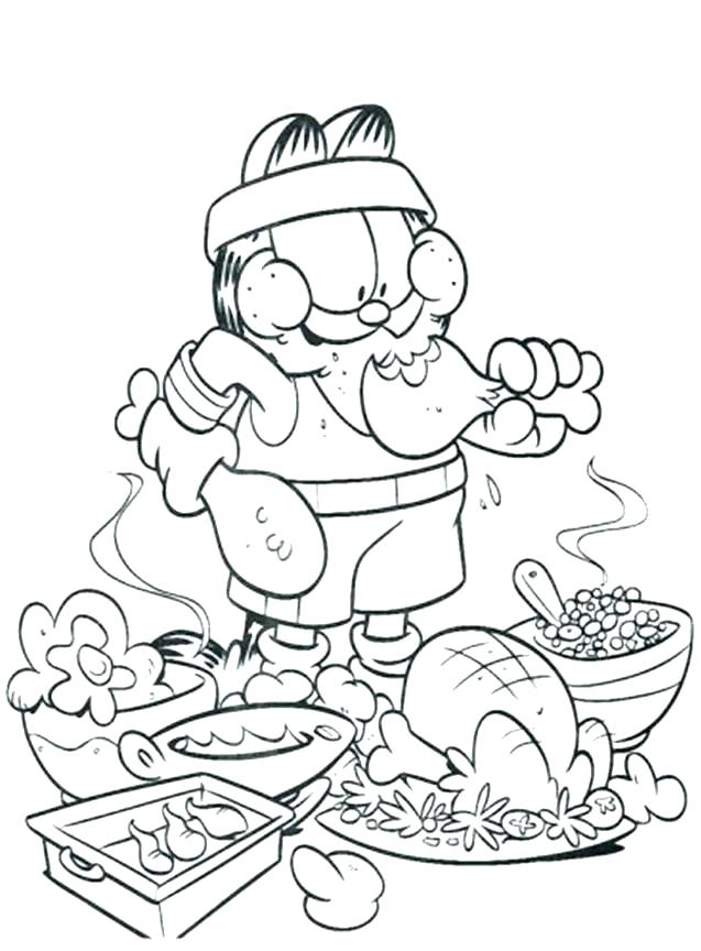 Garfield Coloring Page Coloring Pages Coloring Pages So Much Food 637x864 Garfield Coloring Page Coloring Pages Coloring Pages So Much Food