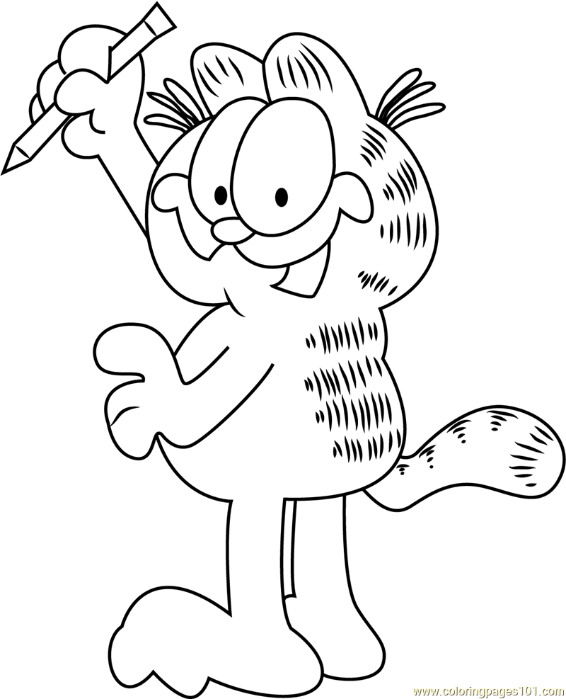 Halloween Garfield Coloring Pages Scooby Printable General 800x987 Halloween Garfield Coloring Pages Scooby Printable General