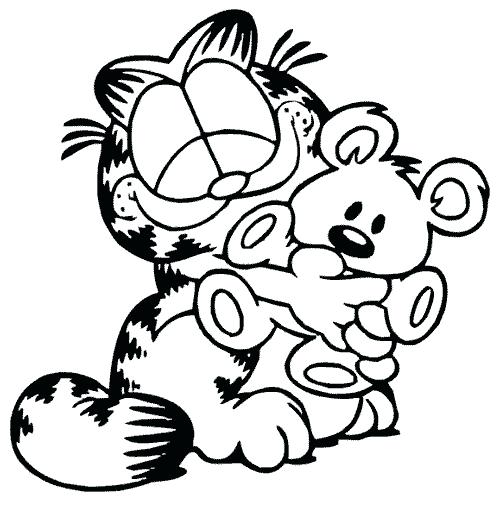 Printable Garfield Coloring Pages at GetColorings.com | Free printable ...