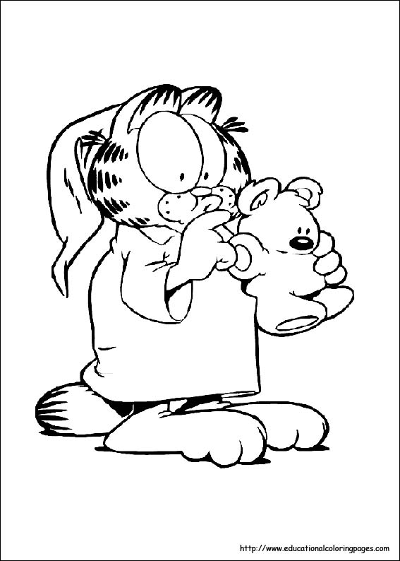 Coloring Pages For Kids Garfield Coloring Pages 567x794 Coloring Pages For Kids Garfield Coloring Pages