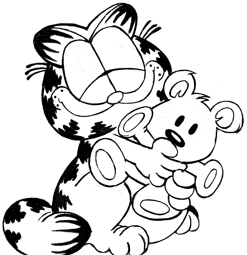 Fortune Garfield Coloring Pages Best Of Collec 1045x1080 Fortune Garfield Coloring Pages Best Of Collec