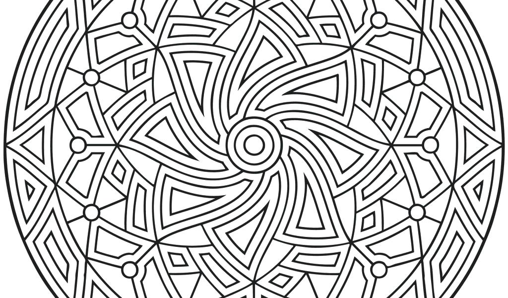 1024x600 Geometric Coloring Pages Printable Free Printable Geometric