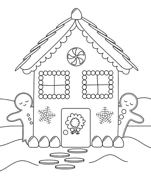 494x611 Free Printable Snowflake Coloring Pages For Kids House Colors