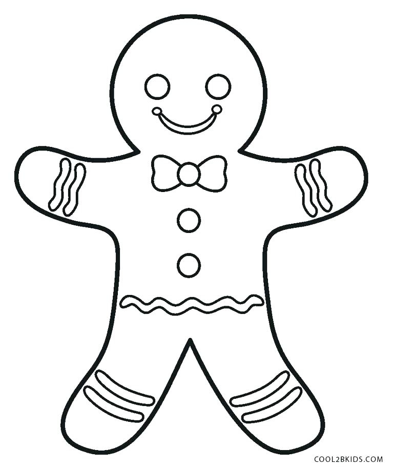 Printable Gingerbread Man Coloring Pages at GetColorings.com | Free ...