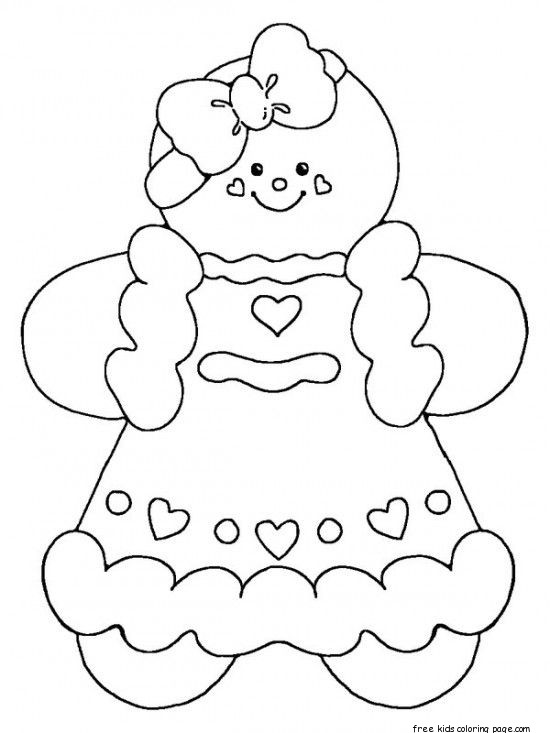 Printable Gingerbread Man Coloring Pages For Kidsfree Printable 550x733 Printable Gingerbread Man Coloring Pages For Kidsfree Printable