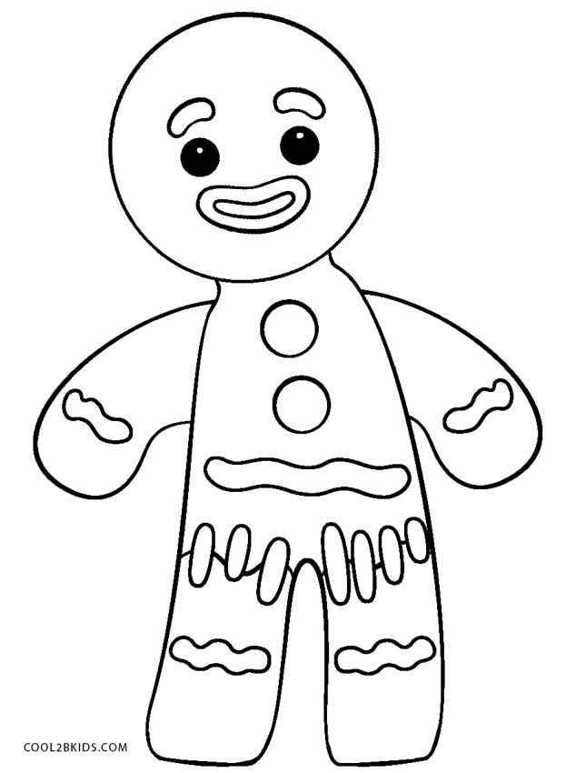 Shrek Gingerbread Man Coloring Pages Free Printable Gingerbread 623x850 Shrek Gingerbread Man Coloring Pages Free Printable Gingerbread