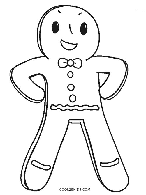 Free Printable Gingerbread Man Coloring Pages For Kids Cool2bkids 501x670 Free Printable Gingerbread Man Coloring Pages For Kids Cool2bkids