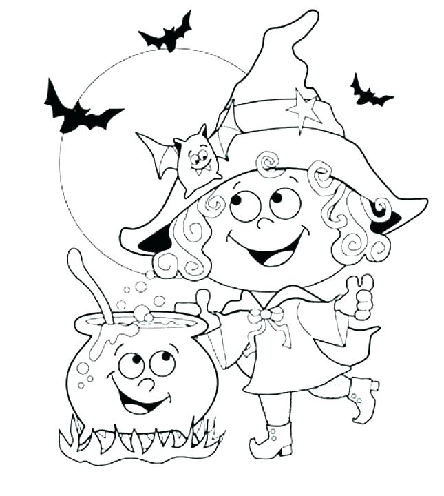 645x720 Halloween Color Pages Printable Devon Creamteas