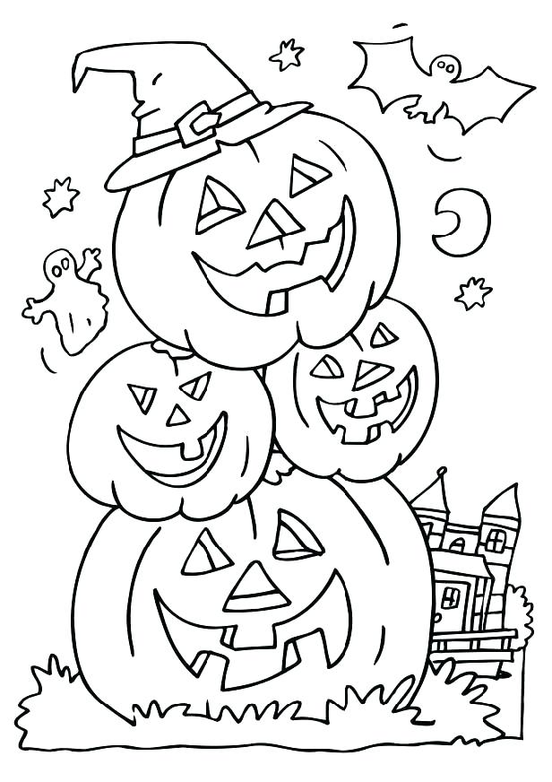 Halloween Coloring Pages For Toddlers Coloring Pages Kids 616x872 Halloween Coloring Pages For Toddlers Coloring Pages Kids
