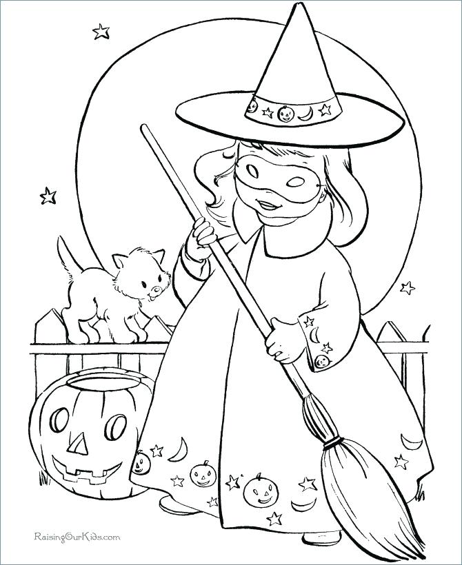 Printable Halloween Coloring Pages For Kids Coloring Ideas Pro 670x820 Printable Halloween Coloring Pages For Kids Coloring Ideas Pro