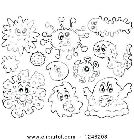 450x470 Handwashing Coloring Pages Germ Coloring Page Germs Coloring Pages