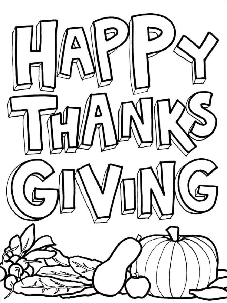 Happy Thanksgiving Coloring Pages. Free Printable Happy 750x1000 Happy Thanksgiving Coloring Pages. Free Printable Happy
