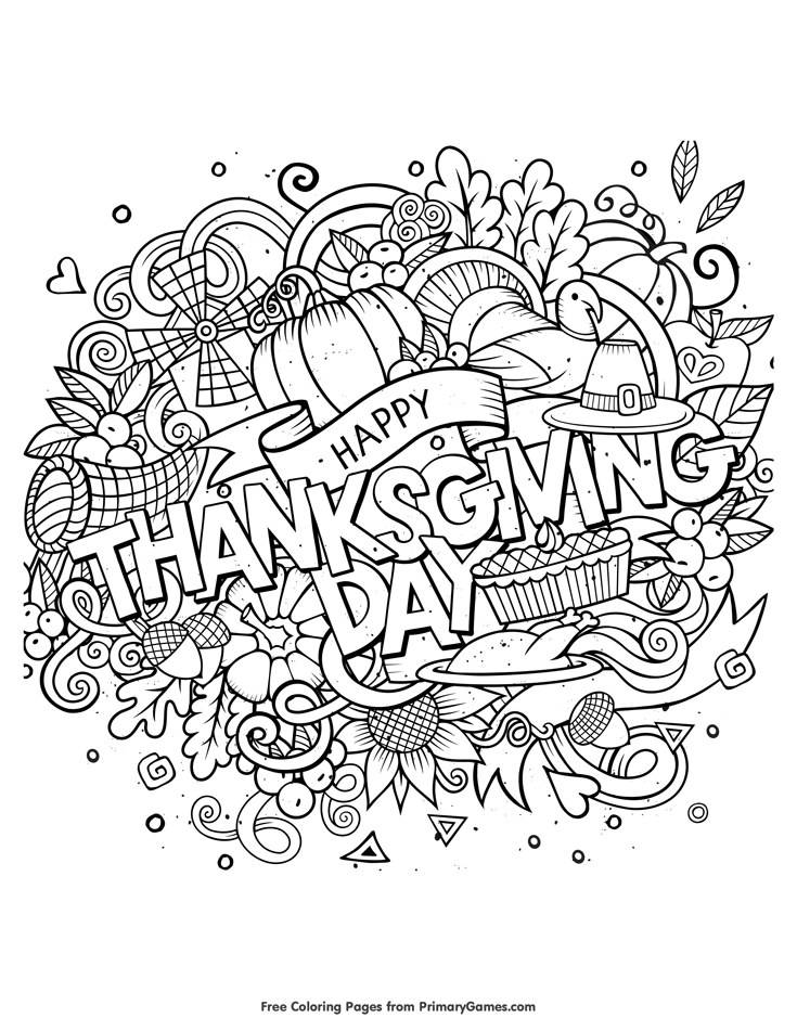 Thanksgiving Coloring Pages Ebook Happy Thanksgiving Day Free 735x951 Thanksgiving Coloring Pages Ebook Happy Thanksgiving Day Free