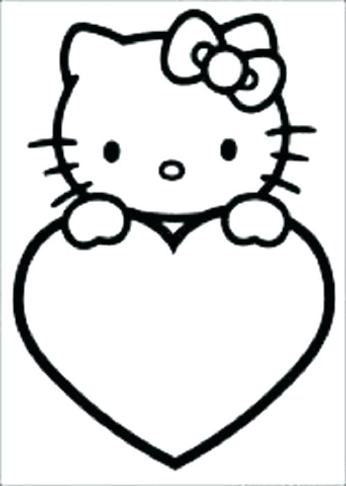 Coloring Pages Heart Heart Coloring Pages As Well As Hello Kitty 499x700 Coloring Pages Heart Heart Coloring Pages As Well As Hello Kitty